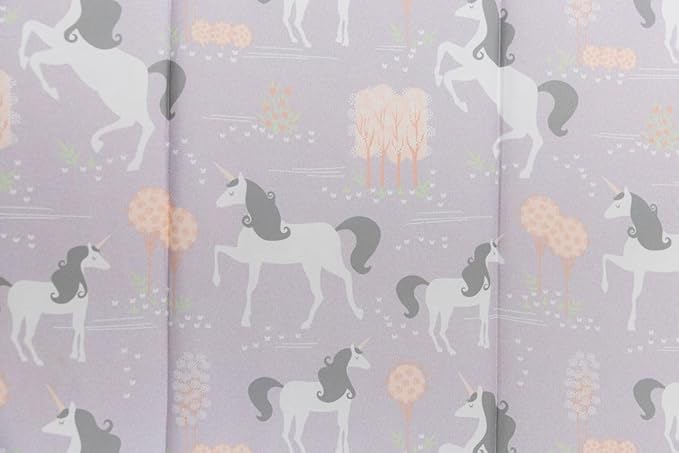 Beddy's Fairytale Unicorn Girls Durable Zipper Bedding for Kids, Bed in a Bag, Purple Sheets & Comforter with Unicorns Design, Includes Pillowcase & Pillow Sham Easy to Make & Wash
