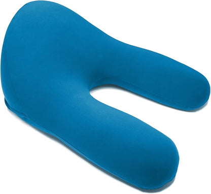 Yogibo Support Pro U Shaped Reading Back Support Lounge Pillow with Arm Rests for Adults, Soft Microbead Filling, Large-Sized with Elevated Chair Back, Turquoise