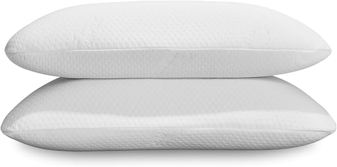 TEMPUR-Pedic TEMPUR-Symphony Pillow, Standard-2-Pack, Standard, White 2 Count