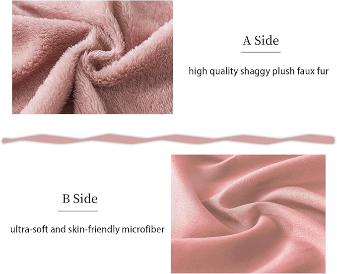 WhatsBedding Memory Foam Body Pillow with Plush Fuzzy Cover, Full Body Pillow for Adults, Long Pillow for Sleeping, Soft Pillow Fluffy Supportive