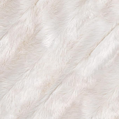 WOOMER Heated Blanket Queen Size 84" x 90", Electric Blanket with 0.5-12 Hours Timer & 10 Heating Levels, ETL Certified, White Double-Sided Velvet, Machine Washable