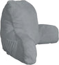 Home Soft Things Fox Faux Fur Bedrest Reading Pillow with Handle and Side Pocket, Backrest Armrest Pillow Back Support for Sitting up in Bed, 20" x 18" x 17", Cloudburst