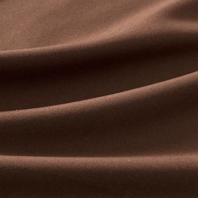 2 Pack Body Pillowcase 20 x 60 Inches Soft Comfortable Not Shrink Microfiber Body Pillow Cover, Coffee Body Pillow Cover with Hidden Zipper Closure