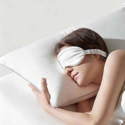 Shatex Soft Bed Pillows Available for All Season, Pillows for Sleeping King Size Relieve Cervical Fatigue Ergonomic Pillow Ultra Cozy and Breathable, 1 Pack, White