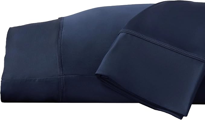SHEEX Original Performance Cooling Pillowcases, Ultra-Soft Pillowcase Set, 2 Cooling Pillow Covers, King, Navy