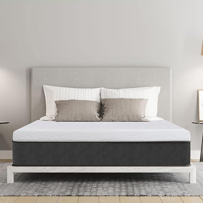 3 Inch Gel Memory Foam Mattress Topper California King Size High Density Cooling Pad Pressure Relief Bed Topper (with Removable & Washable Bamboo Cover)
