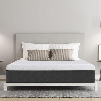 3 Inch Gel Memory Foam Mattress Topper California King Size High Density Cooling Pad Pressure Relief Bed Topper (with Removable & Washable Bamboo Cover)
