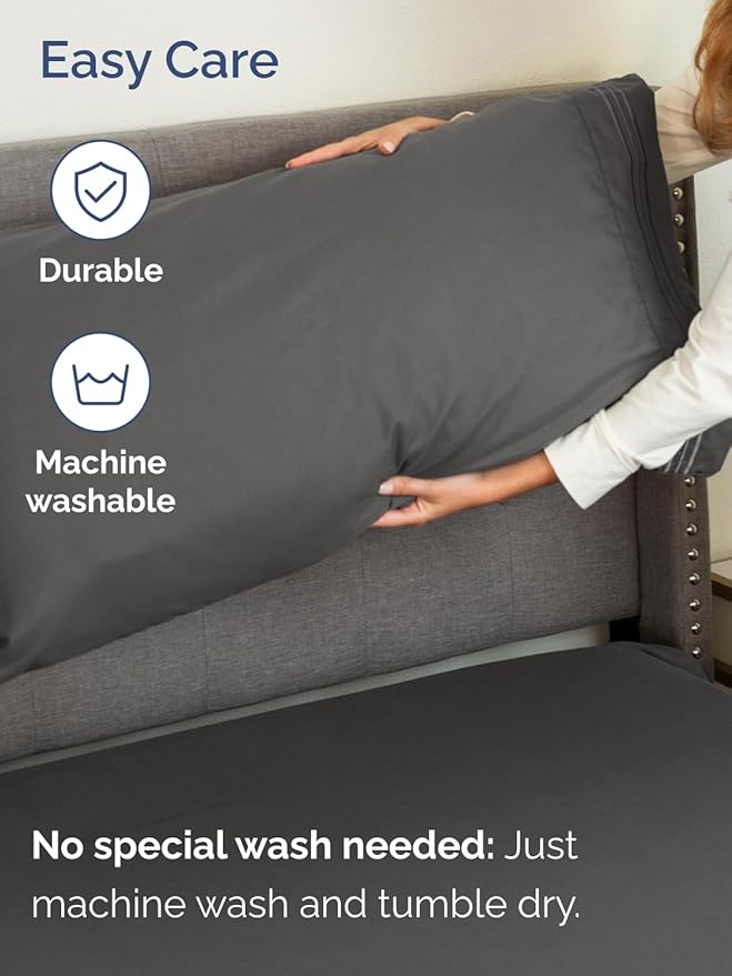 Extra Deep Queen Sheet Set - 6 Piece Breathable & Cooling Sheets - Hotel Luxury Bed Sheets Set - Easy & Secure Fit - Soft, Wrinkle Free & Comfy Sheets Set - Charcoal Sheet Set with Extra Deep Pockets