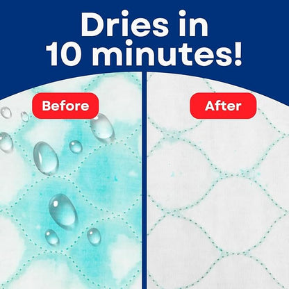 RMS Ultra Soft 4-Layer Washable and Reusable Incontinence Bed Pad - Waterproof Bed Pads, 34"X54"