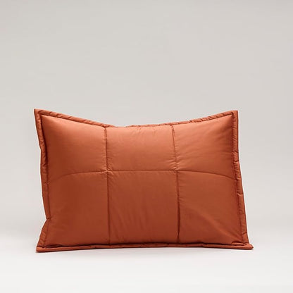Cuddledown Chroma Comforter Sham | Soft, Lightweight | Oeko-TEX Standard 100 | Standard | 21" x 27" | Copper