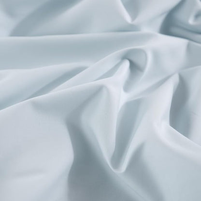 NEXHOME PRO Duvet Cover Set Twin Size Linen Look Textured Organic Natural 100% Washed Cotton Duvet Cover 2 Pieces Bedding Set with Zipper Closure, Breathable, Soft, Light Baby Blue (No Comforter)