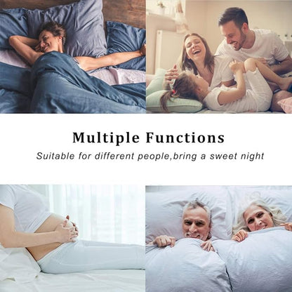 DROVAN Mattress Topper Full XL Size - Extra Thick Mattress Pad Cover - Pillow Top Deep Pocket with Breathable 7D Spiral Fiber Filling Cooling Mattress Cover