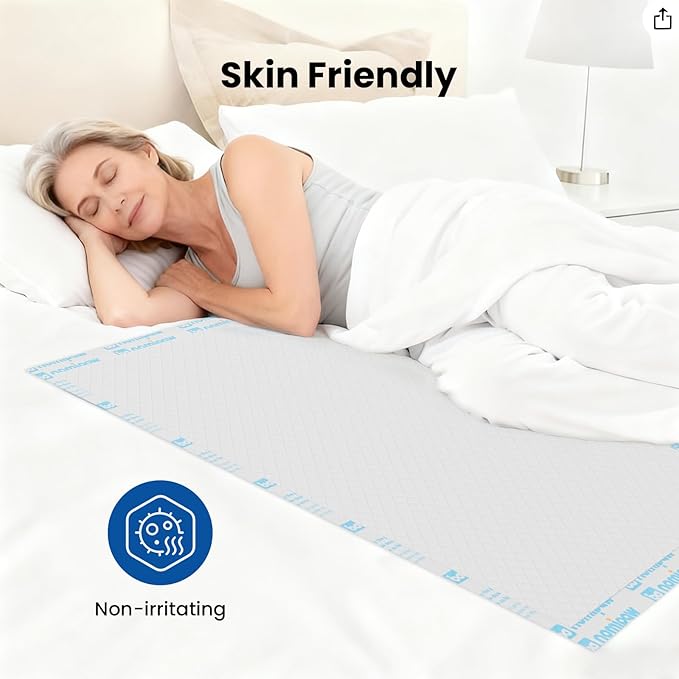 Disposable Leakproof Absorbency Underpads, 28"x39" Large Incontinence Pads with Quick Drying for Baby, Adults, Puppy, Dog Bed Pee Pads, 25 Count