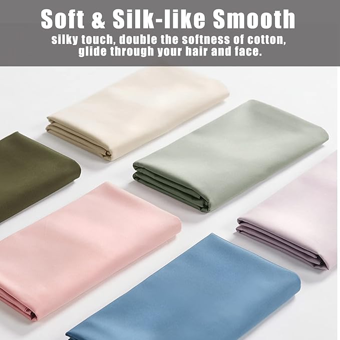 Teal Pillow Cases Queen Size 2 Pack, Bamboo Rayon Cooling Pillowcases with Envelope Closure, Cool Breathable Pillow Case for Hot Sleepers & Night Sweats, 20x30 inches