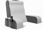 Kölbs Reading Pillow, Full Support Comfort Solid Foam, Back Cushion for Bed Sitting Up TV Book Gaming - Back Support Backrest Use on Mattress or Sofa (Grey/White, Tall)