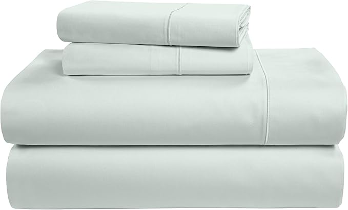 LANE LINEN Luxury 100% Egyptian Cotton Bed Sheets King Size, Fully Elasticized Reinforced 15 Inch Extra Deep Pocket King Sheets, Soft & Comfy Sateen Weave for Silky Finish - Murmur