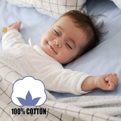Heated Mattress Pad – Large Electric Bed Warmer, Dual-Zone Temperature Control, Washable 100% Cotton, Auto 15 Hours Shut Off, UL & KC Certified Heating Pad for Mattress, 35" x 70", Single