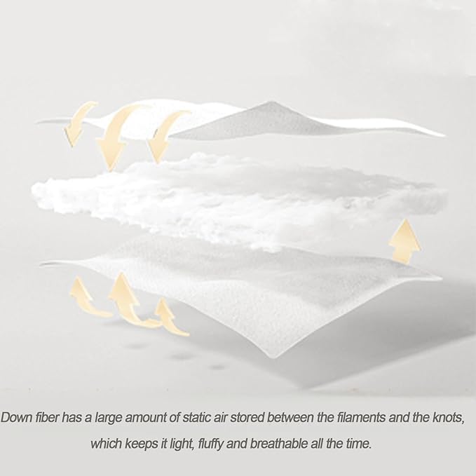 Luxurious Down Pillows - Standard Size, High Fill Power, Breathable Cotton Blend Shell,Down Pillow Ideal for Every Night - Pack of 1 (20" x 26")
