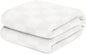 Avalon Bedding 100% Cotton Blankets Queen Size Thermal Blanket (90"x90") - Perfect Cotton Blanket Queen Size for Layering Bed in Any Season - Cotton Blankets for Bed (White)