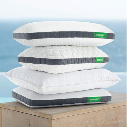 Cariloha Luxurious Cooling Classic Pillow | Standard | White | 32"x20" | Viscose Material | Naturally breathable, Hypoallergenic, and Moisture wicking