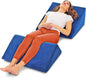 AllSett Health Bed Wedge Pillow – 2 Separate Memory Foam Incline Cushions, System for Legs, Knees and Back Support Pillow