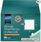 Inspire Super and Ultra Absorbent Disposable Bed Pads, 36" X 36", Pack of 50 with Adhesive, XXL