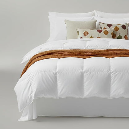 FOSSFLAKES Nordic Sleep, Comforter Duvet Insert, All Season Duvet, Down Alternative Bedding Comforter Premium Scandinavian Design (King)
