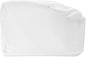 Cover Only for Premium Microbead Bed Pillow, Medium Extra Smooth - Ultra Comfortable Sleep with Silk Like Anti Aging Cover 85% Spandex/ 15% Nylon Breathable, Cooling Pure White