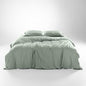 Olive + Crate Tencel Eucalyptus Cooling Duvet Cover Set - Hypoallergenic, Lyocell Tencel Duvet Cover - Soft, Temperature Regulating with Hidden Button Closure & Corner Ties - Queen Size [Spring Sage]