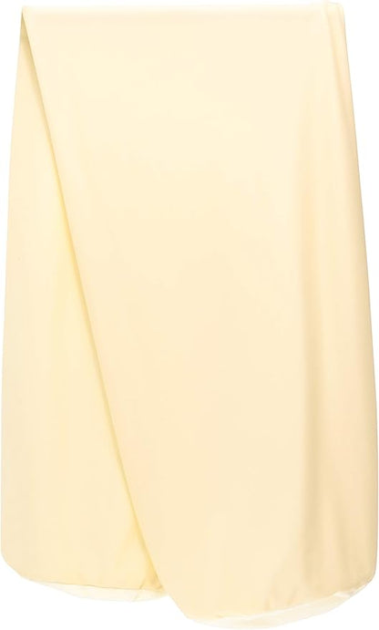 Case Only - Body Pillow Cover Stylish Silky Super Soft - 85% Spandex/ 15% Nylon Blend, Beauty - Breathable Pillowcase - Gentle on Hair Size 48 X 8, Off White Creme