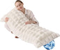 Cozy Plush Fluffy Body Pillow,Full Body Pillows for Adults Kids Girls Teens,20X54 Inches Big Hug Double Pillow,Bed and Sofa Pillow for Side Sleeper & Pregnancy,Pregnancy Pillow-Beige Chocolate