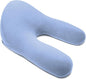 Yogibo Support Pro U Shaped Reading Back Support Lounge Pillow with Arm Rests for Adults, Soft Microbead Filling, Large-Sized with Elevated Chair Back, Rain