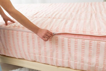 Beddy's Pink Ballerina Girls Durable Zipper Bedding for Kids, Bed in a Bag, Pink Ballet Sheets and Comforter, Easy to Make and Wash, Includes Pillowcase & Pillow Sham, Super Soft All Season