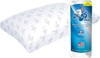 MyPillow Bedding Bed Pillows for Sleeping King Size, Gusseted for Back, Stomach or Side Sleepers - My Pillow Premium Pillow [King, Least Firm]
