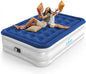 iDOO Air Mattress Full with Built in Pump, Upgraded Blow up Mattress Full, Inflatable Mattress for Home Camping and Guest Bed, 2-Min Portable & Comfortable Air Bed, Colchon Inflable
