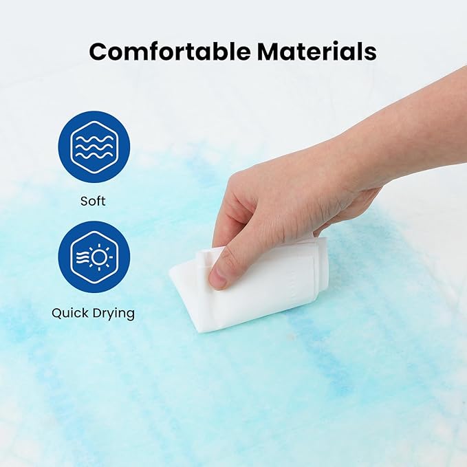 Disposable Leakproof Absorbency Underpads, 28"x39" Large Incontinence Pads with Quick Drying for Baby, Adults, Puppy, Dog Bed Pee Pads, 25 Count