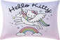 Northwest Hello Kitty Bed Pillow - Cloud-Like Filled Bed Pillow for Sleeping with Removable Cover - 20" x 30" Full Size Pillow for Kids with Popular Characters