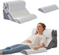 4PCS Wedge Pillow Set for After Surgery, Back Pillow for Bed Sitting up, 10-in-1 Foam Wedge Pillow for Acid Reflux & Back Pain Relief, Post Surgery Pillow for GERD & Snoring, White