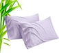 TELUS Pillow Cases Queen Size 2 Pack, Bamboo Rayon Cooling Pillowcases with Envelope Closure, Cool Breathable Pillow Case for Hot Sleepers & Night Sweats, 20x30 inch, Purple