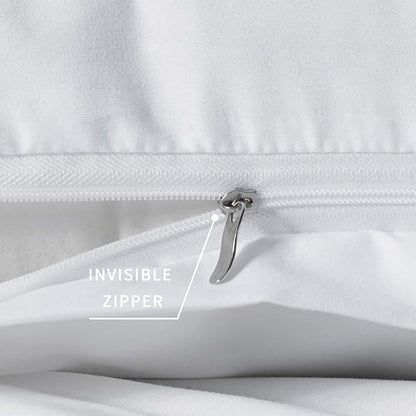 2 Pack Body Pillowcase 20 x 48 Inches Soft Comfortable Not Shrink Microfiber Body Pillow Cover, White Body Pillow Cover with Hidden Zipper Closure