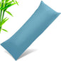 Body Cooling Pillow Cases Cover, Bamboo Rayon Body Pillowcases with Zipper Closure, Cool and Breathable Pillow Case for Hot Sleepers and Night Sweats, 20x54 inches, Blue