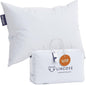 Lincove Hotel Collection Pillows for Sleeping - Premium Down and Feather, Luxury, Plush, Hypoallergenic - for Neck Pain, Back & Side Sleepers (Standard Size, 1 Pack)