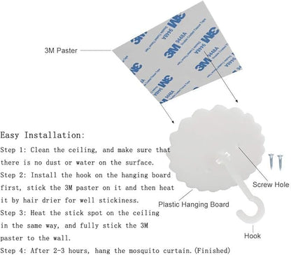 Mosquito Net Canopy Bed Curtains Dome Stars Hanging Princess Bed Canopy Tents for Girls Boys Kids Room Decor Reading Nook Canopies, Black