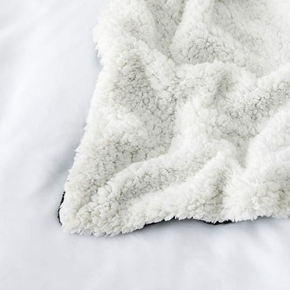 IR Imperial Rooms Sherpa Fleece Throw Blanket Twin Size for Couch - Thick and Warm Fluffy Black Blankets for Winter, Soft and Fuzzy Twin Blanket for Bed, 60x80 Inches
