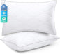 COZSINOOR Queen Size Bed Pillows Set of 2 - Cooling Down Alternative Pillows, Hotel-Quality Fluffy Microfiber Fill for Side, Back & Stomach Sleepers, Breathable & Skin-Friendly