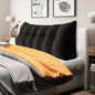 11 lbs Thickened Headboard Pillow Wedge Pillow Headboard Reading Pillow Bed for Comfortable Backrest Reading Triangular Pillow with Side Pocket Backrest Pillows for Sitting in Bed Queen