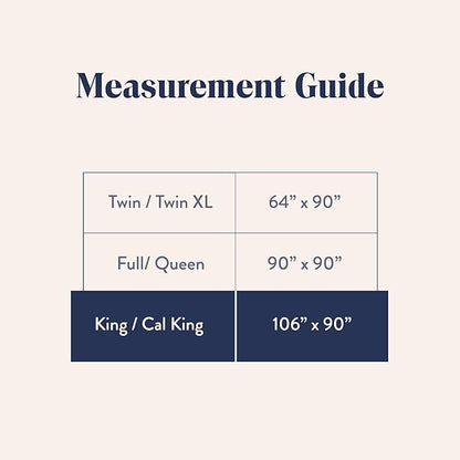 Brooklinen Luxury Percale Duvet Cover – 100% Cotton, Cool, Crisp, Extra-Long Corner Ties, Button Closure, Soft & Breathable – Machine Washable, Duvet Cover King/California King Bed Sizes (Sky)