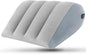 Portable Inflatable Wedge Pillow,Body Positioner for Sleep Support, Adjustable Travel Cushion - Lightweight Bed/Leg/Partner Support Pillow, Fast Inflation, Grey 1 Pack