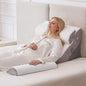 4PCS Wedge Pillow Set for After Surgery, 10-in-1 Adjustable Wedge Pillow for Acid Reflux Relief, Bed Wedge Pillows for Sleeping, Snoring & Back Pain Relief, Sit up Pillow for Bed, White