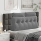 Velvet Triangular Headboard Wedge Pillow With Roll Pillow,Removable Cover Headboard Pillow Daybed Bunk Bed,Backrest Positioning Support Pillow Resting Reading Relaxing (Grey, Queen(59 * 20 * 8in))